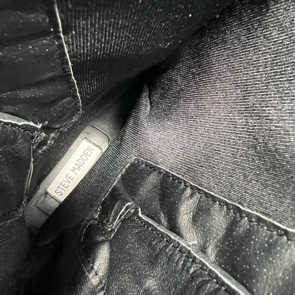 Steve Madden Ellle leather boots in black size 8.5 - Picture 11 of 14